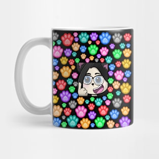 Wolfgirl thumbs up Mug